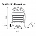 Погружной фекальный насос-измельчитель SFA SANIPUMP GR
