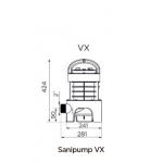 Погружной фекальный насос SFA SANIPUMP VX